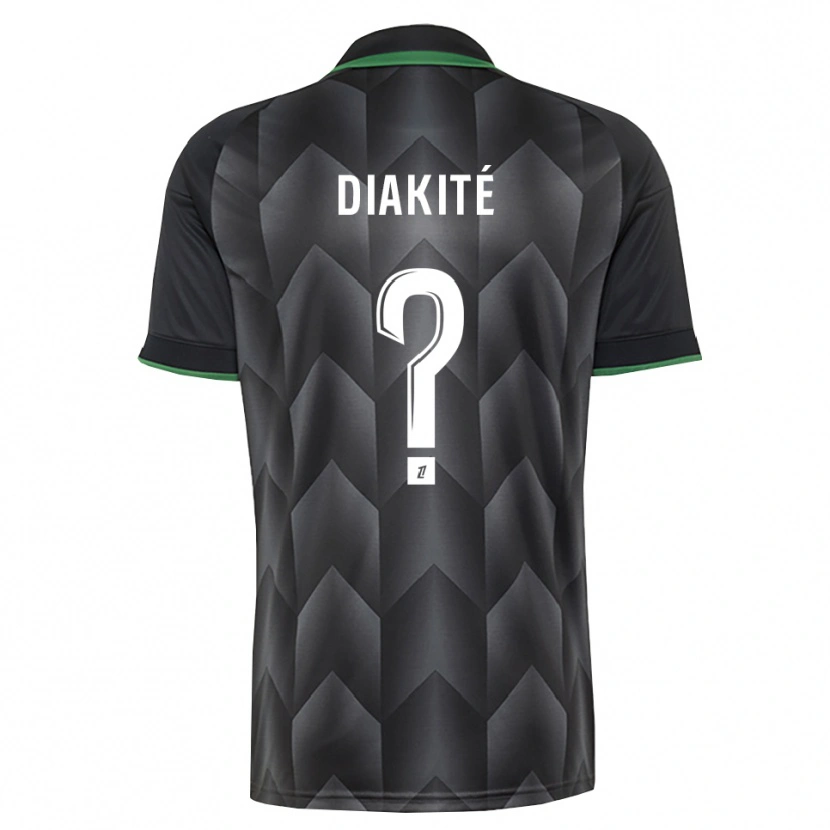 Danxen Män Boubacar Diakité #0 Vit Svart Grön Bortatröja Matchtröjor 2026/27 Tröjor T-Tröja