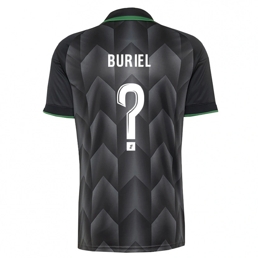 Danxen Män Noah Buriel #0 Vit Svart Grön Bortatröja Matchtröjor 2026/27 Tröjor T-Tröja