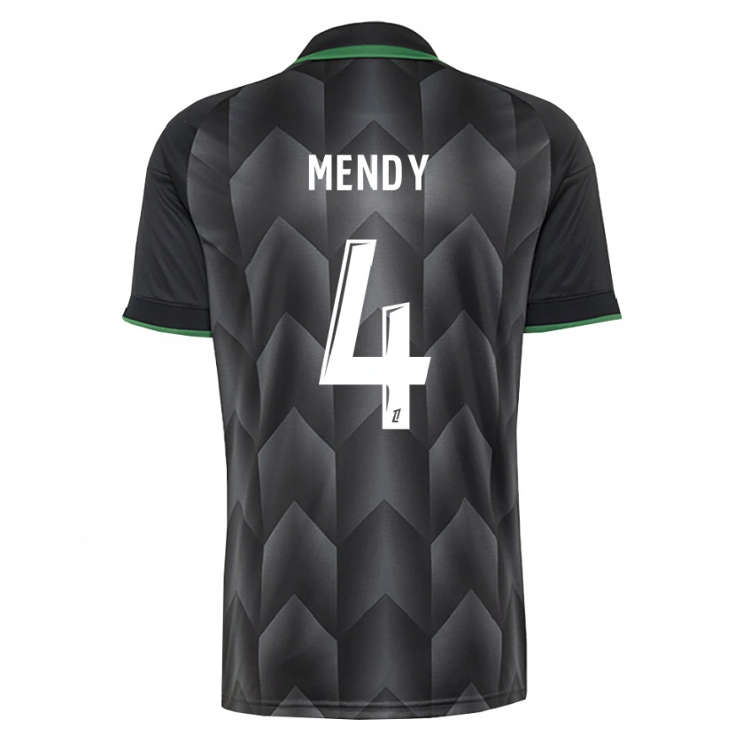 Danxen Män Ellijah Mendy #4 Vit Svart Grön Bortatröja Matchtröjor 2026/27 Tröjor T-Tröja