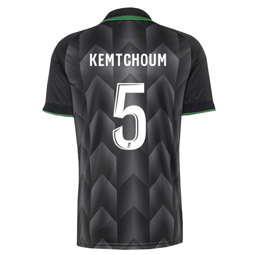 Danxen Män Noé Kemtchoum #5 Vit Svart Grön Bortatröja Matchtröjor 2026/27 Tröjor T-Tröja