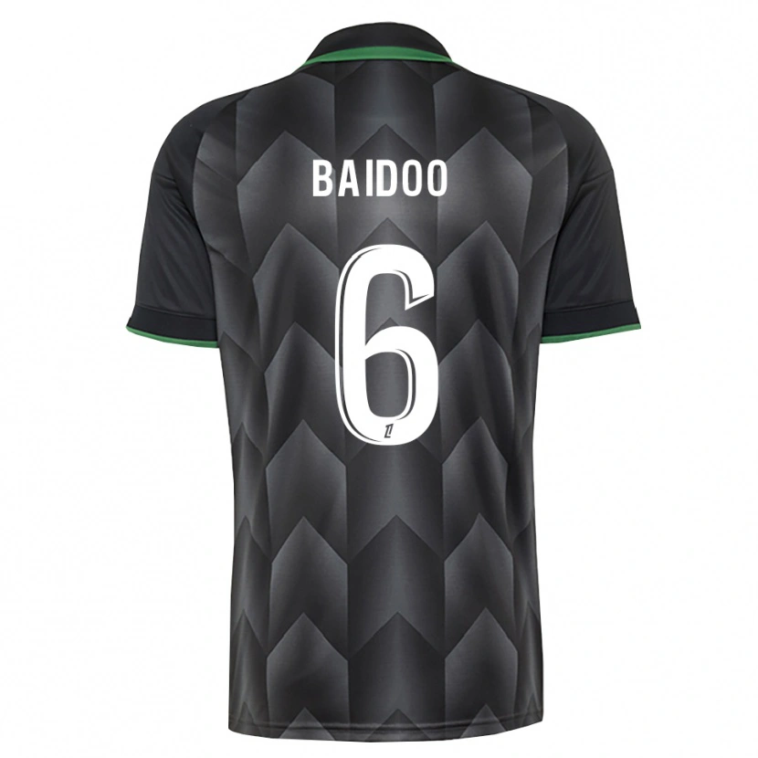 Danxen Män Samson Baidoo #6 Vit Svart Grön Bortatröja Matchtröjor 2026/27 Tröjor T-Tröja