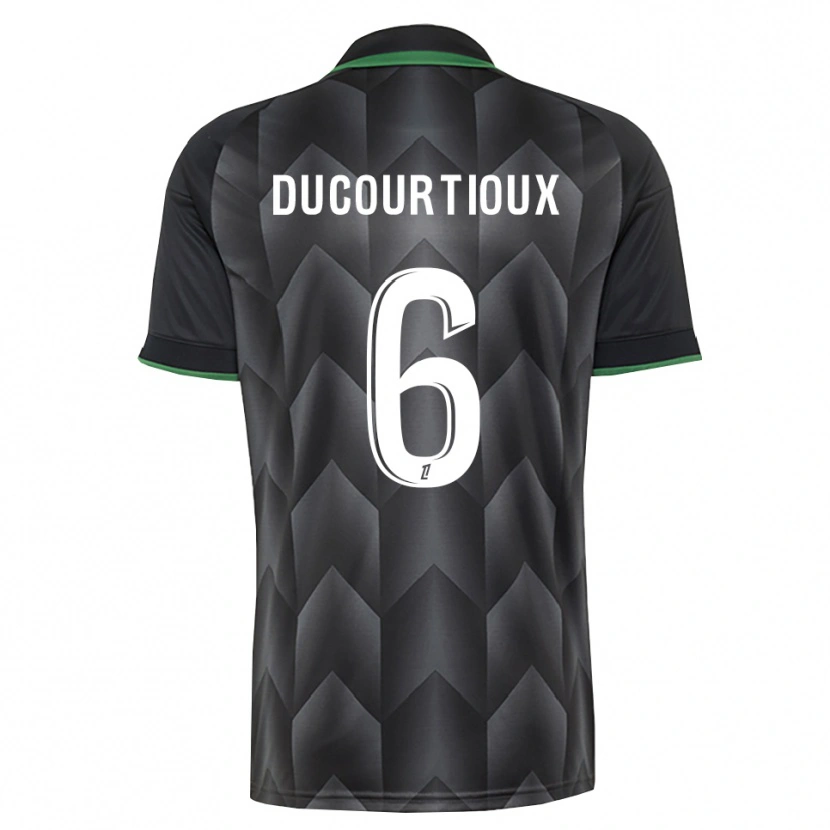Danxen Män Ilan Ducourtioux #6 Vit Svart Grön Bortatröja Matchtröjor 2026/27 Tröjor T-Tröja