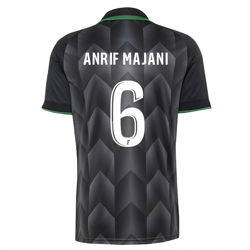 Danxen Män El Anrif Majani #6 Vit Svart Grön Bortatröja Matchtröjor 2026/27 Tröjor T-Tröja