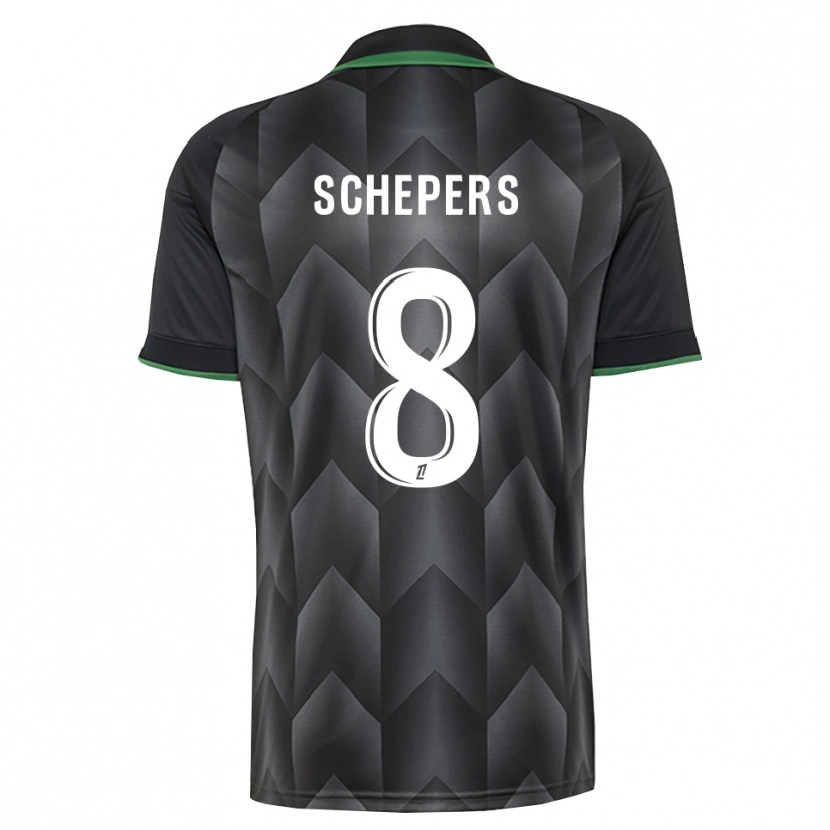 Danxen Män Marie Schepers #8 Vit Svart Grön Bortatröja Matchtröjor 2026/27 Tröjor T-Tröja