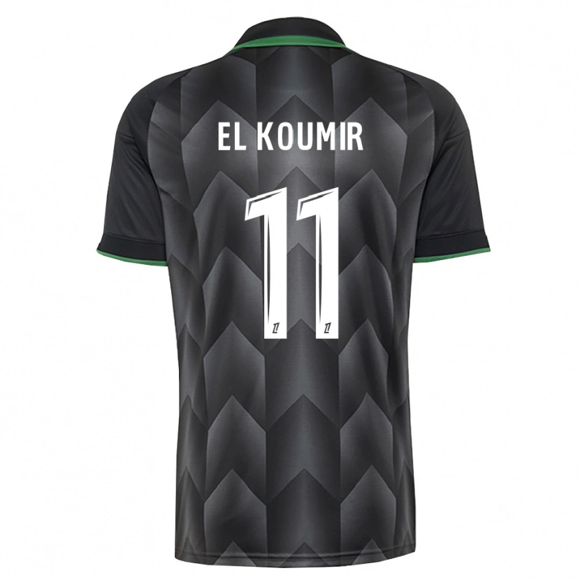 Danxen Män Kaîna El Koumir #11 Vit Svart Grön Bortatröja Matchtröjor 2026/27 Tröjor T-Tröja