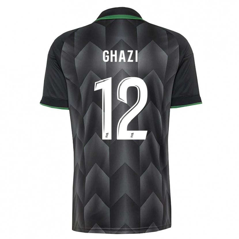 Danxen Män Ali Ghazi #12 Vit Svart Grön Bortatröja Matchtröjor 2026/27 Tröjor T-Tröja
