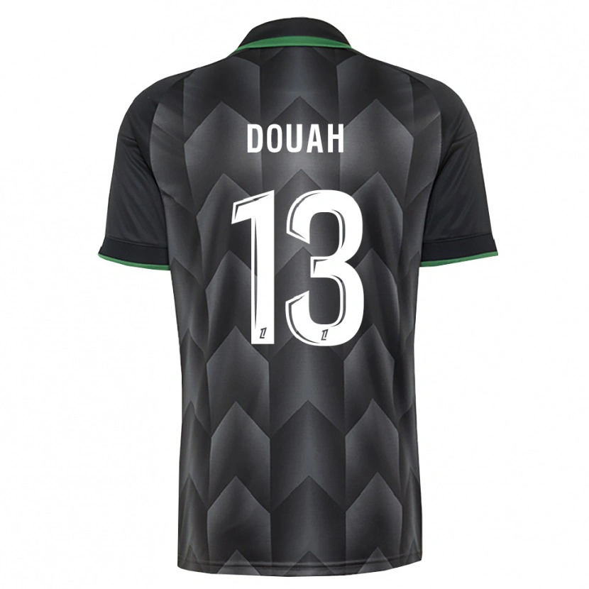 Danxen Män Chemssedine Douah #13 Vit Svart Grön Bortatröja Matchtröjor 2026/27 Tröjor T-Tröja