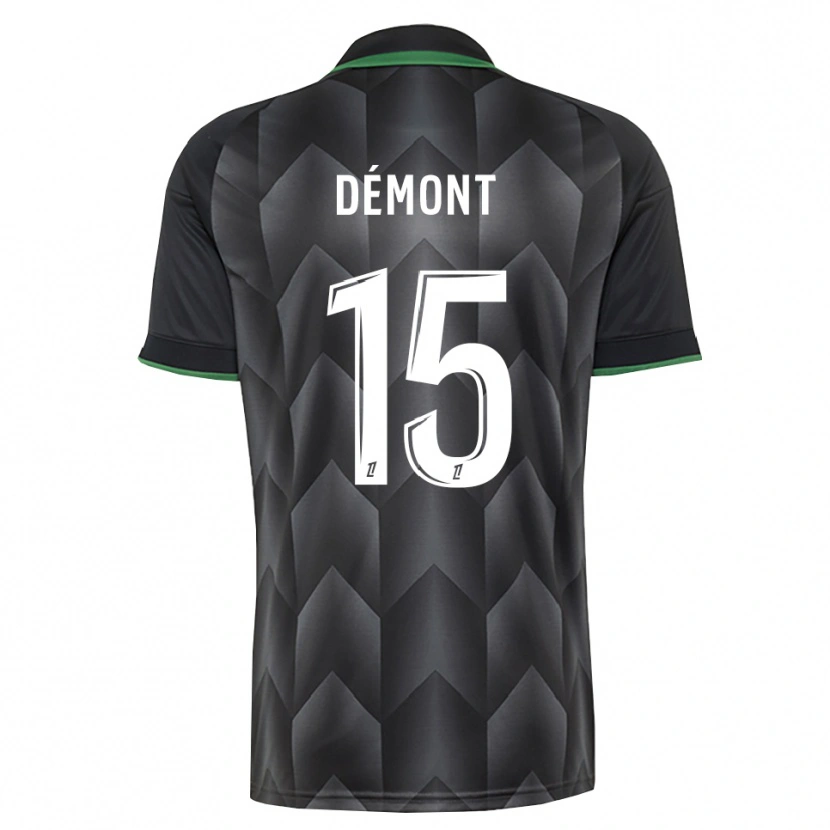 Danxen Män Ange Démont #15 Vit Svart Grön Bortatröja Matchtröjor 2026/27 Tröjor T-Tröja
