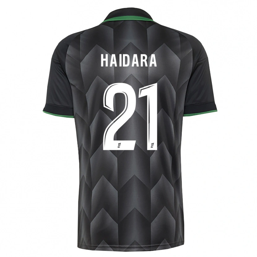 Danxen Män Amadou Haidara #21 Vit Svart Grön Bortatröja Matchtröjor 2026/27 Tröjor T-Tröja