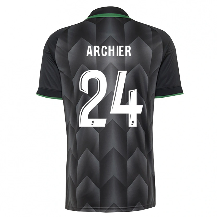 Danxen Män Louann Archier #24 Vit Svart Grön Bortatröja Matchtröjor 2026/27 Tröjor T-Tröja