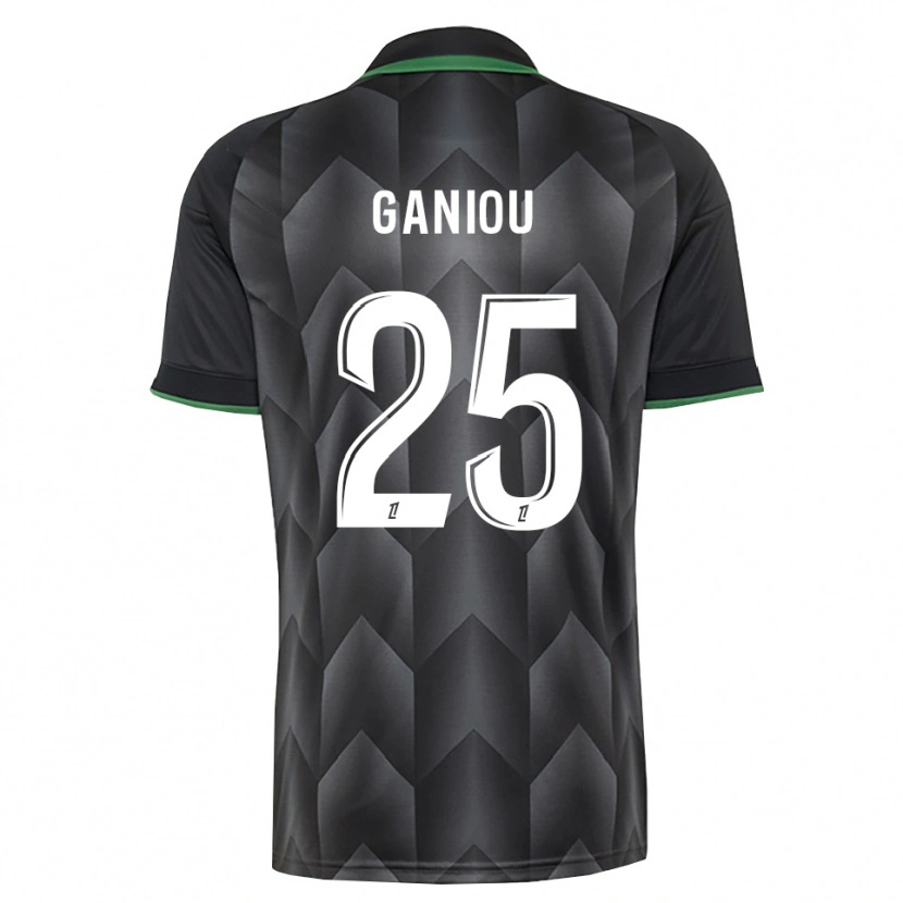 Danxen Män Ismaëlo Ganiou #25 Vit Svart Grön Bortatröja Matchtröjor 2026/27 Tröjor T-Tröja