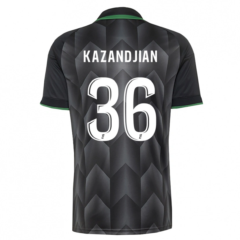 Danxen Män Lara Kazandjian #36 Vit Svart Grön Bortatröja Matchtröjor 2026/27 Tröjor T-Tröja