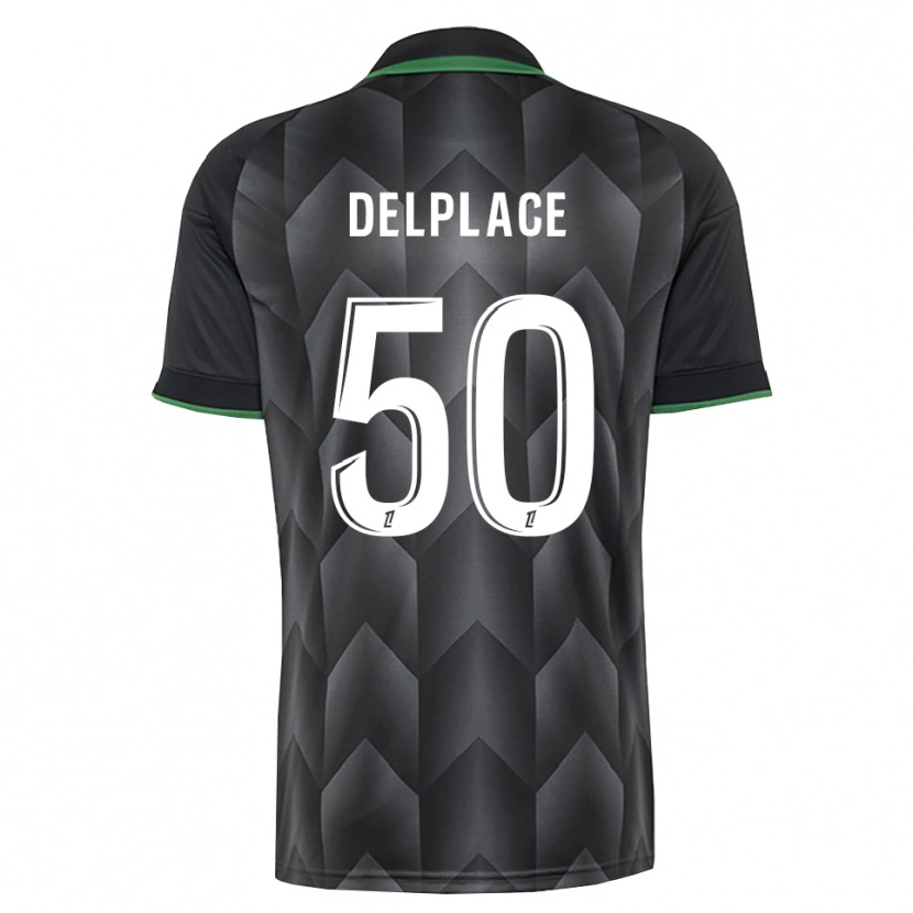 Danxen Män Adam Delplace #50 Vit Svart Grön Bortatröja Matchtröjor 2026/27 Tröjor T-Tröja