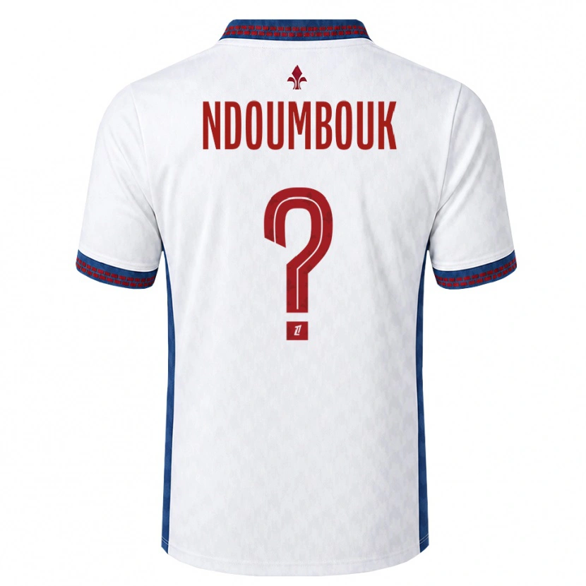 Danxen Män Marlyse Ngo Ndoumbouk #0 Röd Vit Blå Bortatröja Matchtröjor 2026/27 Tröjor T-Tröja