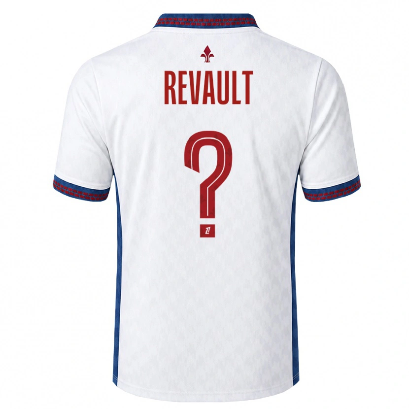 Danxen Män Joris Revault #0 Röd Vit Blå Bortatröja Matchtröjor 2026/27 Tröjor T-Tröja