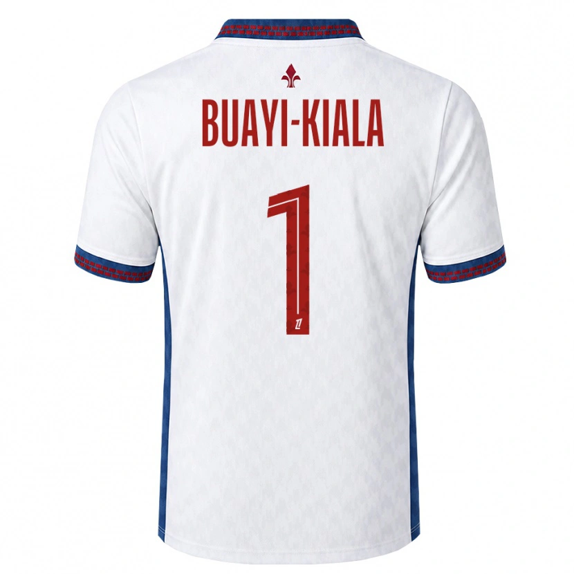 Danxen Män Israël Buayi-Kiala #1 Röd Vit Blå Bortatröja Matchtröjor 2026/27 Tröjor T-Tröja