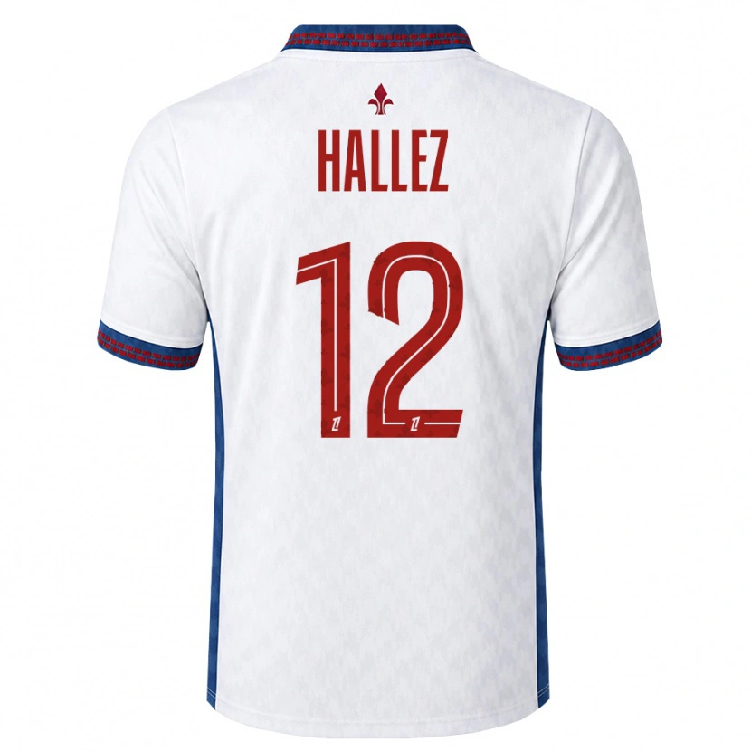 Danxen Män Alexis Hallez #12 Röd Vit Blå Bortatröja Matchtröjor 2026/27 Tröjor T-Tröja