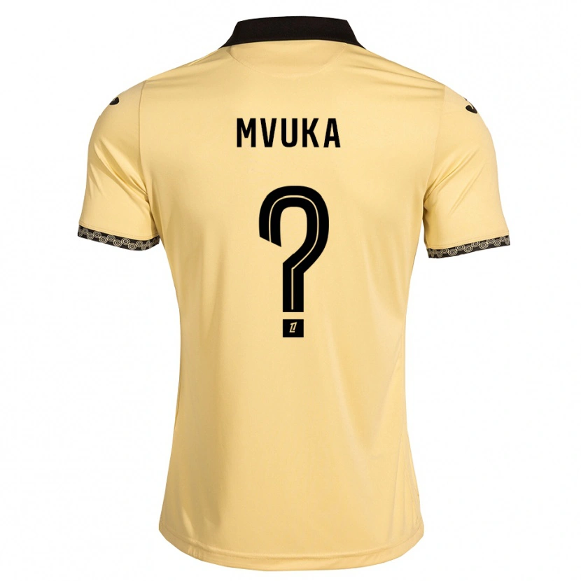 Danxen Män Joel Mvuka #0 Navajovit Svart Bortatröja Matchtröjor 2026/27 Tröjor T-Tröja