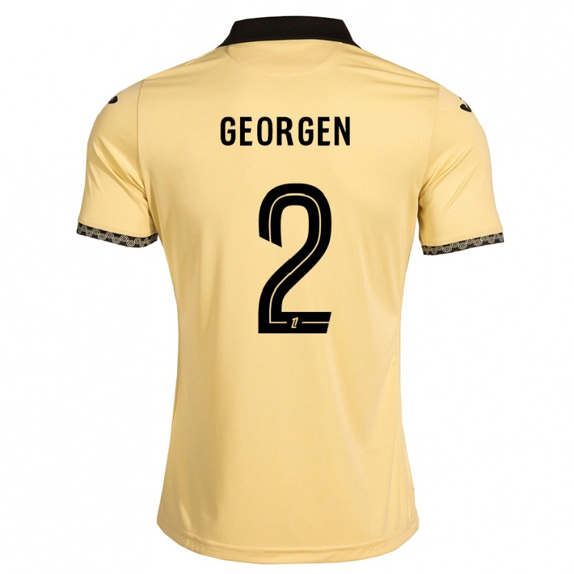 Danxen Män Alec Georgen #2 Navajovit Svart Bortatröja Matchtröjor 2026/27 Tröjor T-Tröja