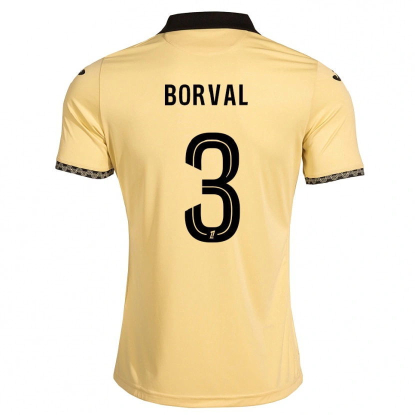 Danxen Män Cyril Borval #3 Navajovit Svart Bortatröja Matchtröjor 2026/27 Tröjor T-Tröja