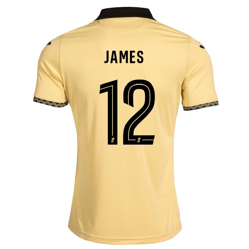 Danxen Män Isaac James #12 Navajovit Svart Bortatröja Matchtröjor 2026/27 Tröjor T-Tröja