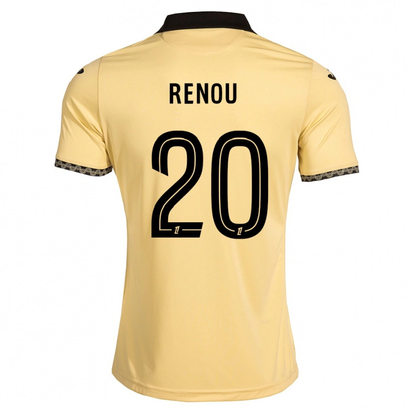 Danxen Män Camille Renou #20 Navajovit Svart Bortatröja Matchtröjor 2026/27 Tröjor T-Tröja