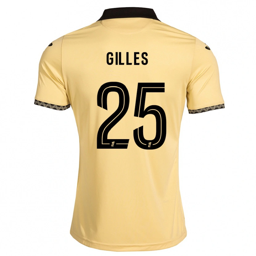 Danxen Män Elodie Gilles #25 Navajovit Svart Bortatröja Matchtröjor 2026/27 Tröjor T-Tröja
