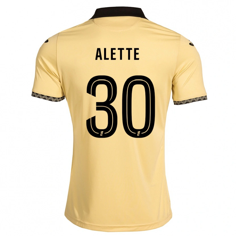 Danxen Män Gaël Alette #30 Navajovit Svart Bortatröja Matchtröjor 2026/27 Tröjor T-Tröja