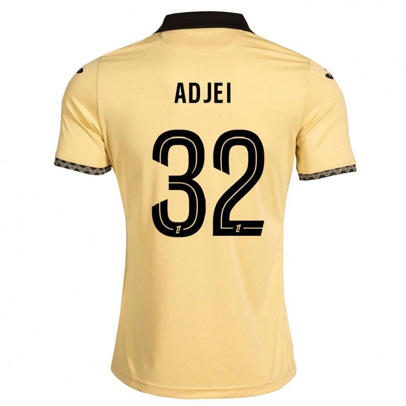 Danxen Män Nathaniel Adjei #32 Navajovit Svart Bortatröja Matchtröjor 2026/27 Tröjor T-Tröja
