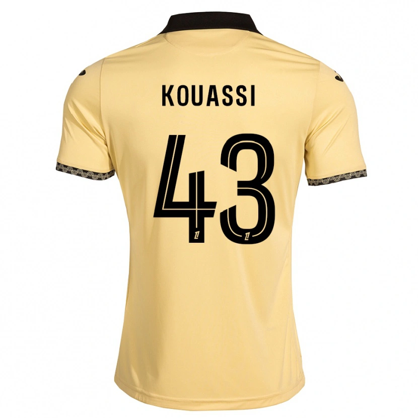 Danxen Män Arsène Kouassi #43 Navajovit Svart Bortatröja Matchtröjor 2026/27 Tröjor T-Tröja