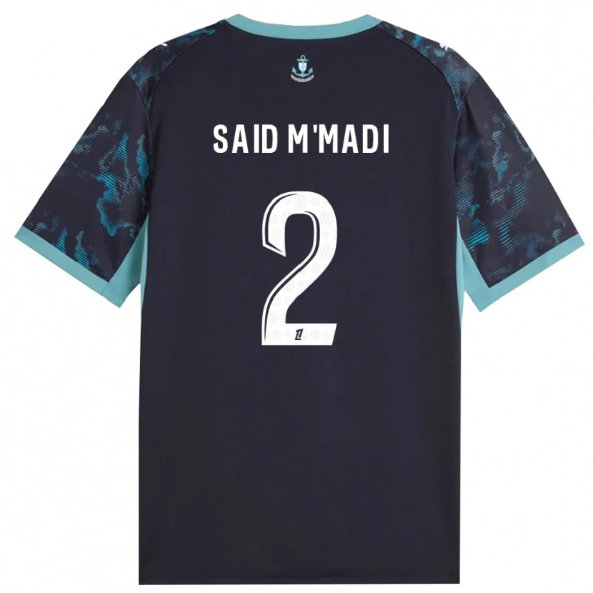 Danxen Män Yakine Said M'madi #2 Ljus Turkos Vit Svart Bortatröja Matchtröjor 2026/27 Tröjor T-Tröja
