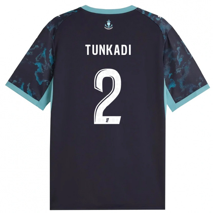 Danxen Män Alexandre Tunkadi #2 Ljus Turkos Vit Svart Bortatröja Matchtröjor 2026/27 Tröjor T-Tröja