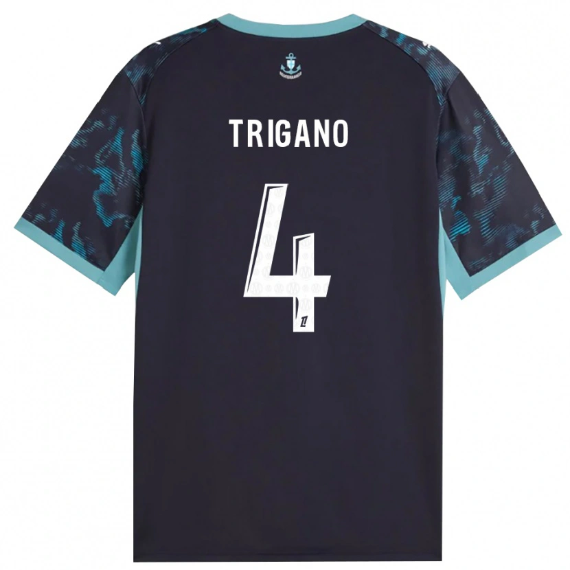 Danxen Män Paolo Trigano #4 Ljus Turkos Vit Svart Bortatröja Matchtröjor 2026/27 Tröjor T-Tröja