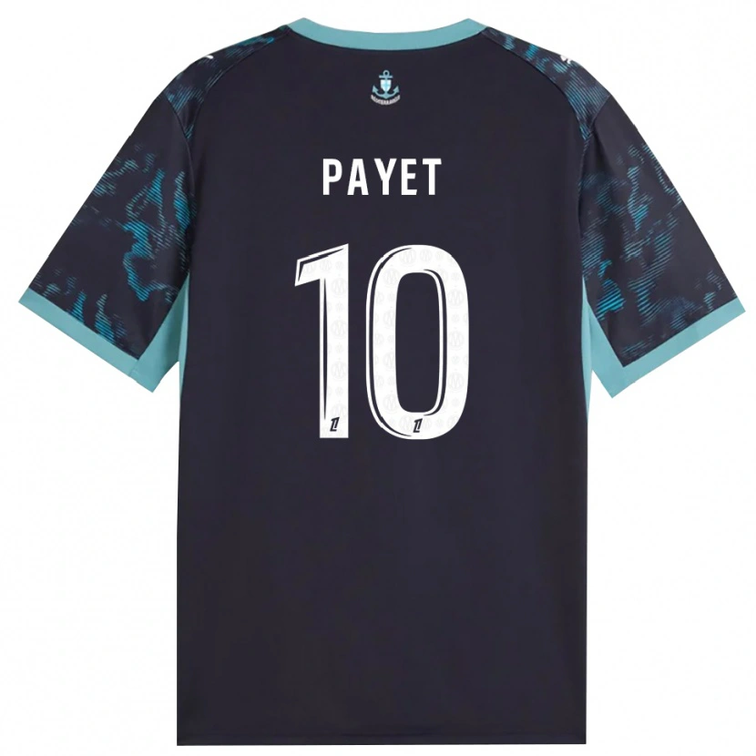 Danxen Män Dimitri Payet #10 Ljus Turkos Vit Svart Bortatröja Matchtröjor 2026/27 Tröjor T-Tröja