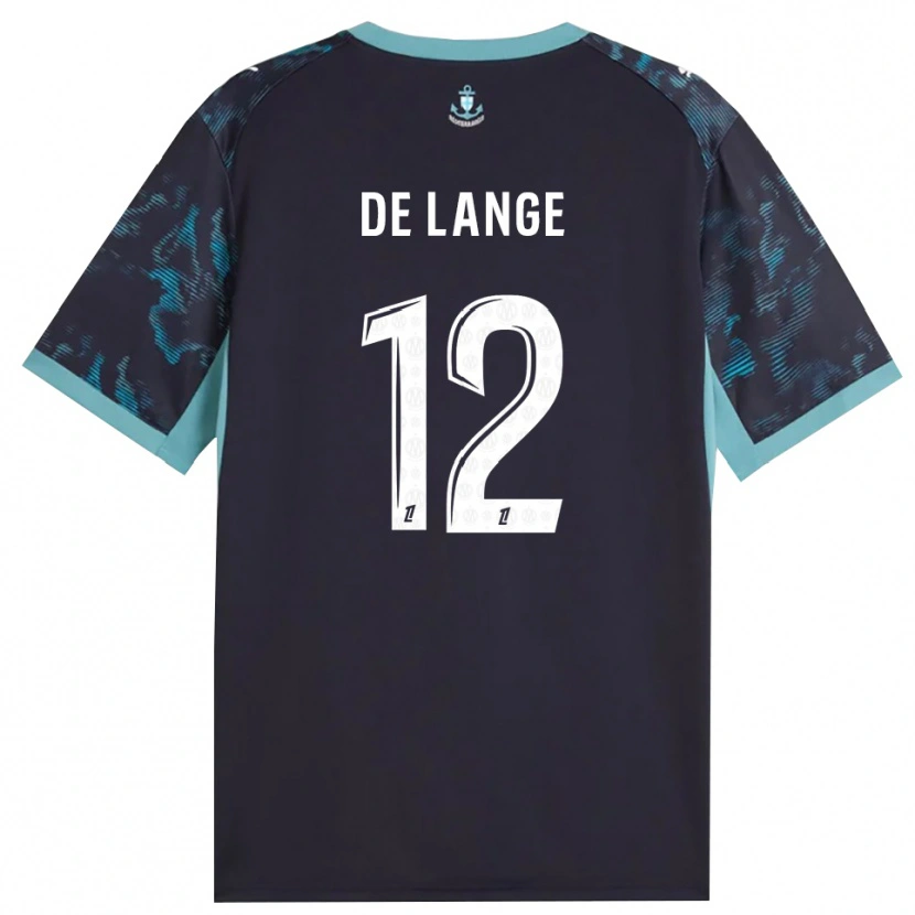 Danxen Män Jeffrey De Lange #12 Ljus Turkos Vit Svart Bortatröja Matchtröjor 2026/27 Tröjor T-Tröja