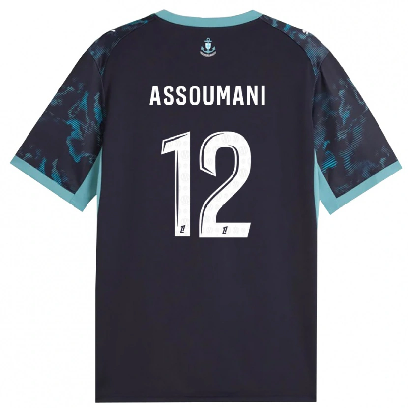 Danxen Män Saïfi Assoumani #12 Ljus Turkos Vit Svart Bortatröja Matchtröjor 2026/27 Tröjor T-Tröja