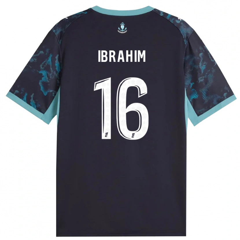 Danxen Män Ayman Ibrahim #16 Ljus Turkos Vit Svart Bortatröja Matchtröjor 2026/27 Tröjor T-Tröja