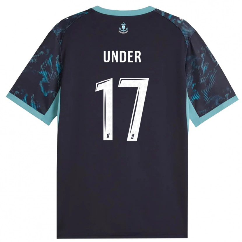 Danxen Män Cengiz Under #17 Ljus Turkos Vit Svart Bortatröja Matchtröjor 2026/27 Tröjor T-Tröja