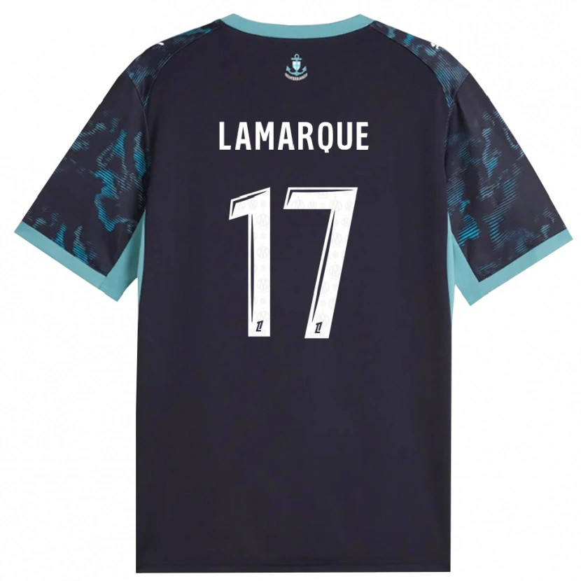 Danxen Män Alais Lamarque #17 Ljus Turkos Vit Svart Bortatröja Matchtröjor 2026/27 Tröjor T-Tröja