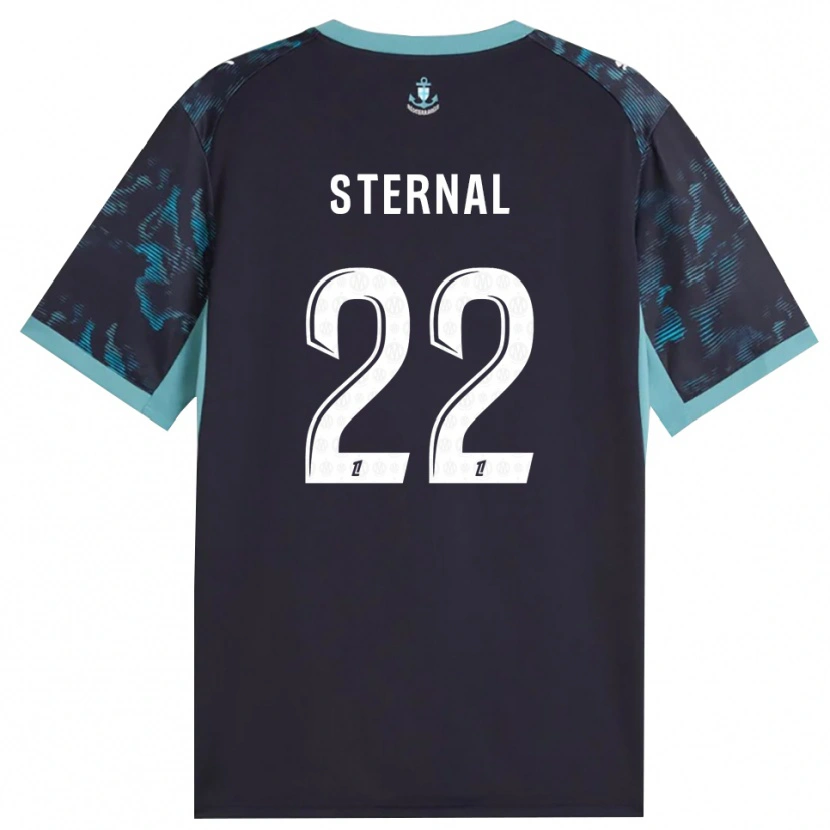 Danxen Män Enzo Sternal #22 Ljus Turkos Vit Svart Bortatröja Matchtröjor 2026/27 Tröjor T-Tröja