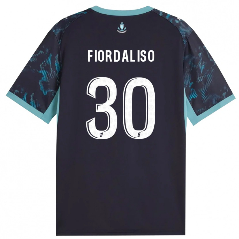 Danxen Män Thelma Fiordaliso #30 Ljus Turkos Vit Svart Bortatröja Matchtröjor 2026/27 Tröjor T-Tröja