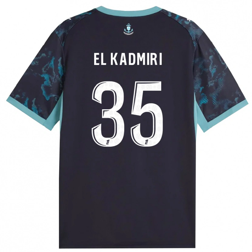 Danxen Män Ugo Kadmiri #35 Ljus Turkos Vit Svart Bortatröja Matchtröjor 2026/27 Tröjor T-Tröja