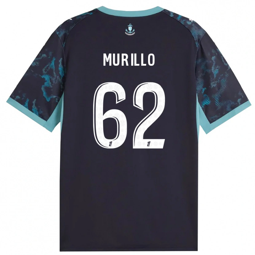 Danxen Män Amir Murillo #62 Ljus Turkos Vit Svart Bortatröja Matchtröjor 2026/27 Tröjor T-Tröja