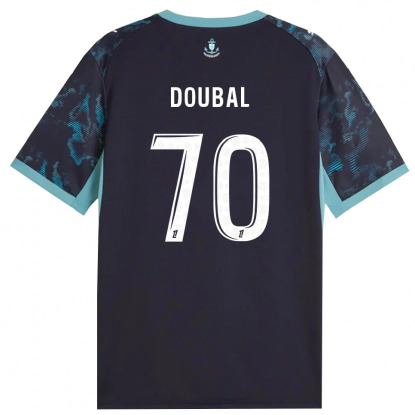 Danxen Män Anis Doubal #70 Ljus Turkos Vit Svart Bortatröja Matchtröjor 2026/27 Tröjor T-Tröja