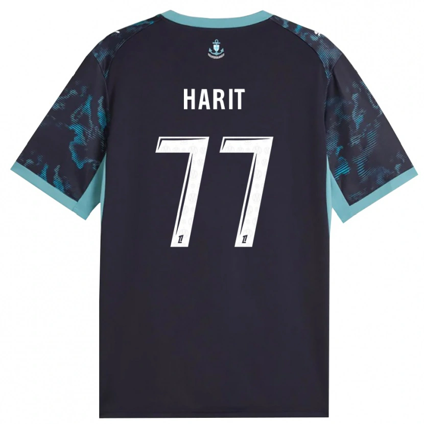 Danxen Män Amine Harit #77 Ljus Turkos Vit Svart Bortatröja Matchtröjor 2026/27 Tröjor T-Tröja