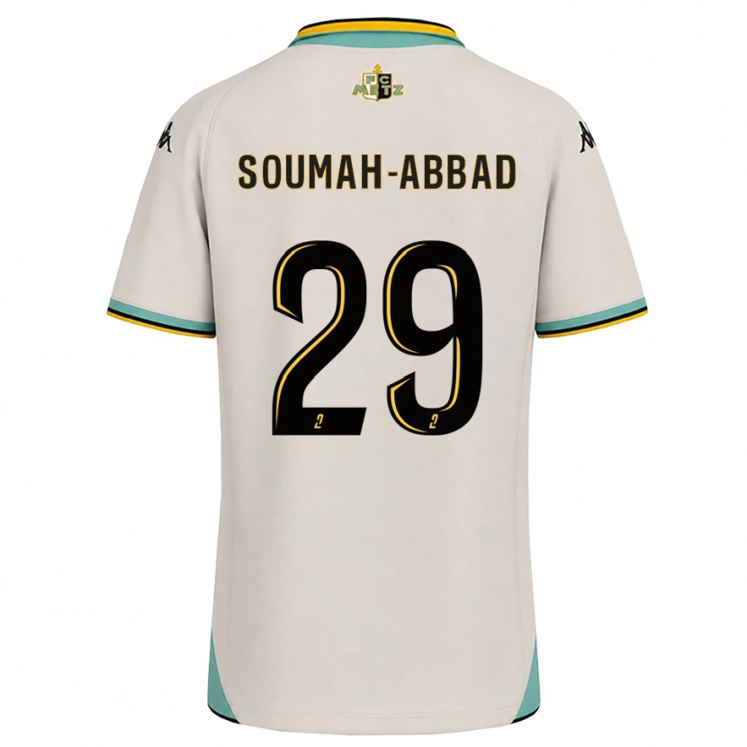Danxen Män Édouard Soumah-Abbad #29 Blommande Vit Svart Bortatröja Matchtröjor 2026/27 Tröjor T-Tröja