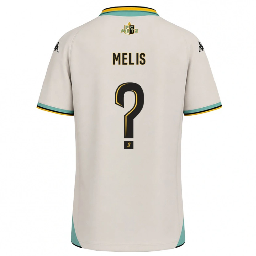 Danxen Män Antonin Melis #0 Blommande Vit Svart Bortatröja Matchtröjor 2026/27 Tröjor T-Tröja