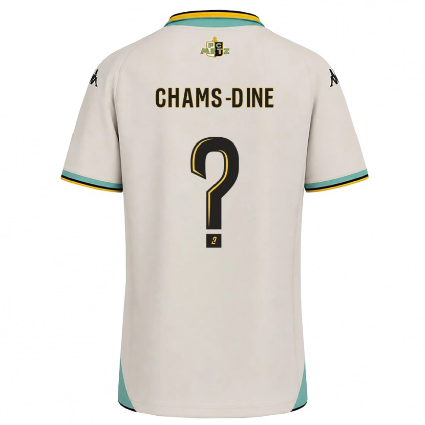 Danxen Män Adam Chams-Dine #0 Blommande Vit Svart Bortatröja Matchtröjor 2026/27 Tröjor T-Tröja