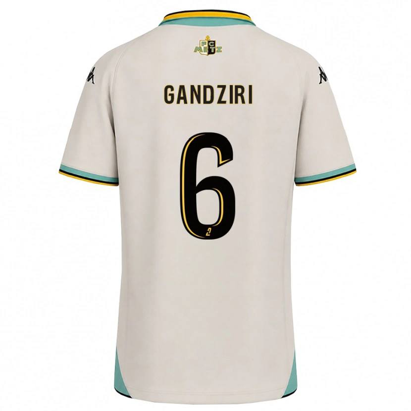Danxen Män Kimi Gandziri #6 Blommande Vit Svart Bortatröja Matchtröjor 2026/27 Tröjor T-Tröja