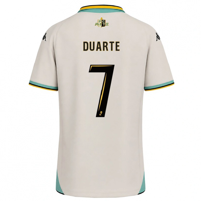 Danxen Män Diego Duarte #7 Blommande Vit Svart Bortatröja Matchtröjor 2026/27 Tröjor T-Tröja